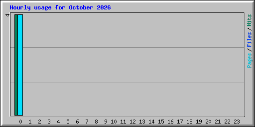 Hourly usage for October 2026